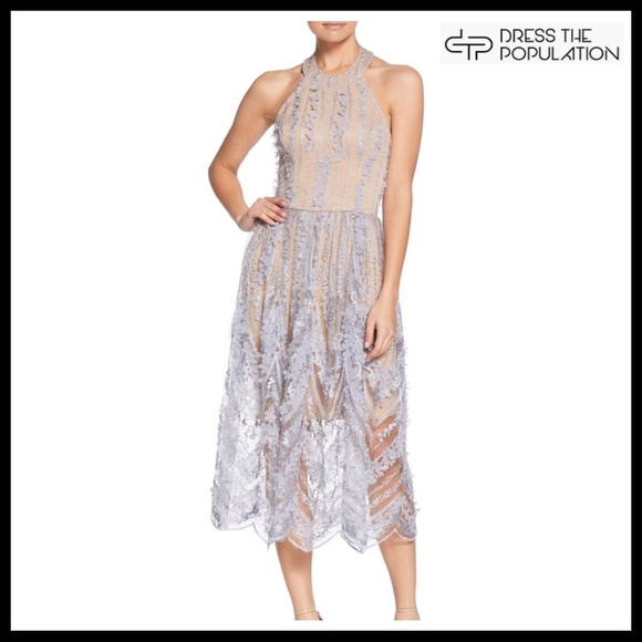 Dress the Population Dresses & Skirts - DRESS THE POPULATION FLORAL DRESS